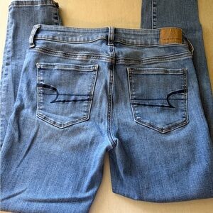 Blue Women's Jeans American Eagle Skinny